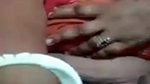 Unsatisfied village Bhabhi fingering her hairy pussy on video call