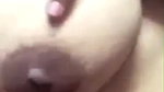 Beautiful Pakistani houseife showing boobs on video call