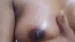 Desi solid maal showing her cute boobs