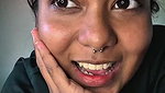 Indian miaz show her boob
