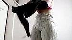 tall Indian girl shows her big boobs