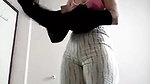 tall Indian girl shows her big boobs