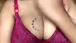 Beautiful hot girl with pink color