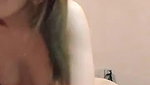 golden hair girl riding dick