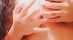 cute girl big boobs showing video call