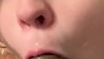 hot girl sucking deepthroat