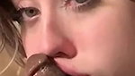 hot girl sucking deepthroat