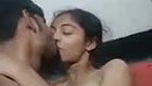 Bengali couple romance kissing each other