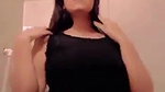BEAUTIFUL BUSTY BABE SQUEEZING BIG BOOBIES FINGERING