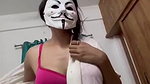 Masked Babe Enjoying With Boyfriend