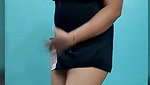 Natasha pressing her boobs show