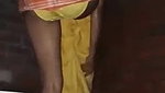 aunty recording her self while bathing early morning