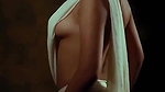 Dusky Model Topless Saree Video Shoot
