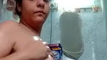 Cute Desi girl bathing nude on selfie