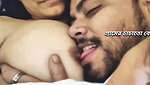 Bf licking gf nipple