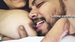 Bf licking gf nipple