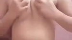 Cute girl recording herself nude