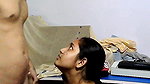 chubby Bengali girl giving blowjob to her lover