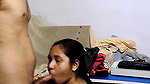 chubby Bengali girl giving blowjob to her lover