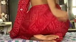 super cute girl saree striptease show