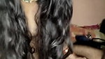 Indian wife dancing nude and giving handjob