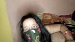 Indian wife dancing nude and giving handjob