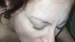 beautiful Paki wife blowjob and taking cum on face