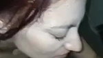 beautiful Paki wife blowjob and taking cum on face