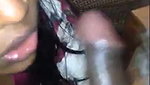 Young Desi maid sucking dick with pleasure