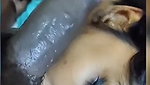 cute Lankan girl sucking black dick of BF 1