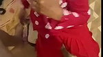 Desi house maid giving blowjob to owner