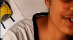 Indian cute girl oiling dick before sex