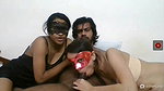 Indian teen girls threesome sex show