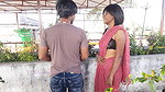 horny Bengali couple fucking on rooftop