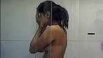 Beautiful hot girl bathing