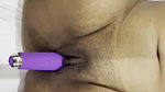 sexy pussy wife using vibrator on her pussy
