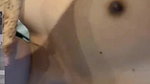 young newly married wife put condam in mouth