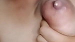 naughty mature Bhabhi playing with boobs with dirty talk
