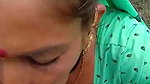 local Dehati randi giving blowjob in woods