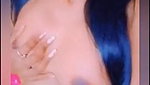 sexy Indian girl playing with her small tits