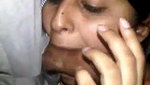horny Indian girl eating big dick of lover