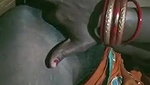 Dehati Bhabhi fingering pussy and asshole on selfie cam