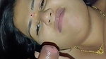 smiling sexy housewife giving blowjob