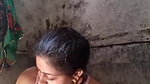 real Dehati wife nude show in bathroom 1