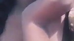 cute girl showing Bf front of sleeping sister