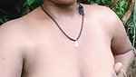 naughty Dehati wife bathing nude outdoors
