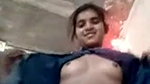 Dehati girl showing her bushy pussy on VC