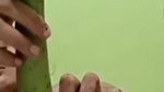 Horny Girl Masturbating With Cucumber Giving Blowjob