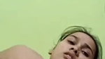 Horny Girl Masturbating With Cucumber Giving Blowjob