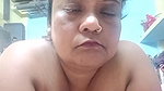 very fatty aunty showing her black pussy